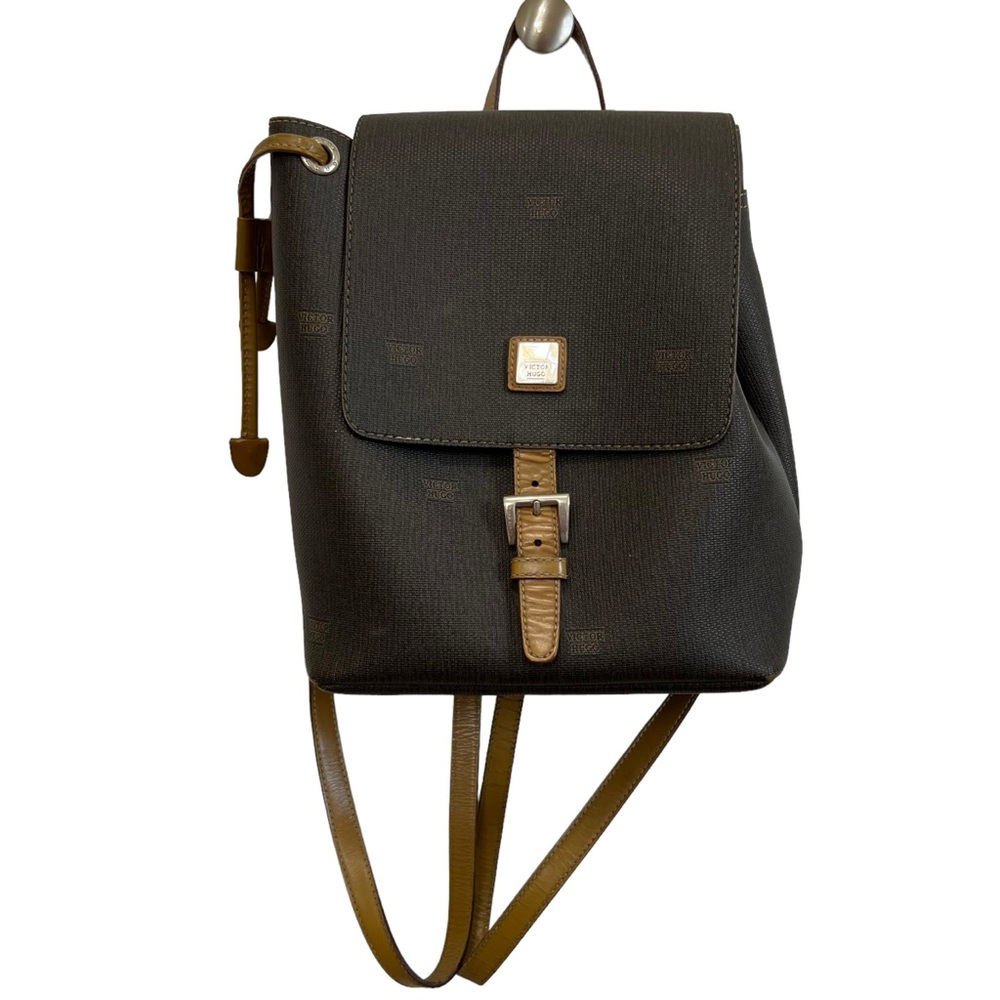 Vintage Victor Hugo Mini Backpack Brown Monogram